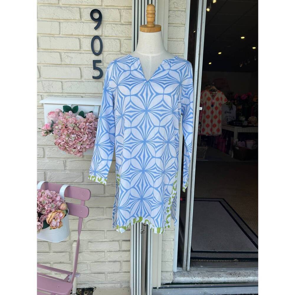 NEW JUST DARVINY women's v-neck tunic shirt in ent